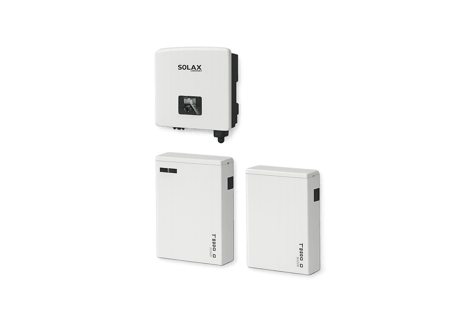 Kit fotovoltaico SolaX: inverter X1-HYB-LV + 2 batterie T-BAT-SYS-LV-D53